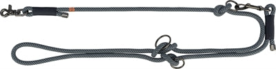 Trixie Soft Rope Hondenriem Verstelbaar Zwart / Grijs Default Title