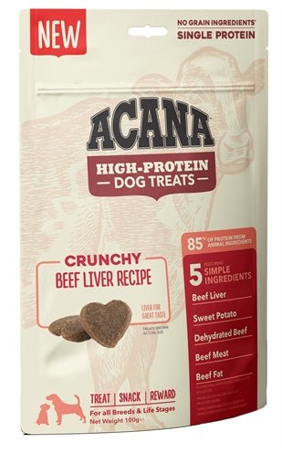 Acana High Protein Dog Treat Beef 100 GR - Best4pets.nl