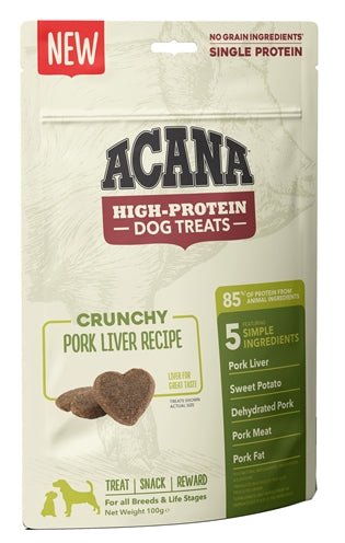 Acana High Protein Dog Treat Pork 100 GR - Best4pets.nl