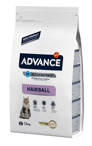 Advance Cat Hairball Turkey / Rice 1,5 KG - Best4pets.nl