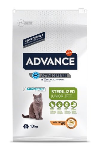 Advance Cat Junior Sterilized Chicken 10 KG - Best4pets.nl