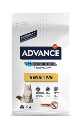 Advance Cat Sensitive Salmon 10 KG - Best4pets.nl