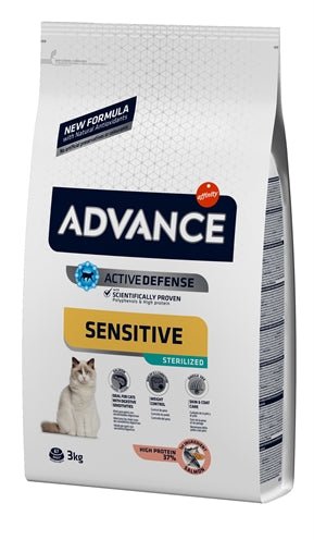 Advance Cat Sensitive Sterilized Salmon 3 KG - Best4pets.nl