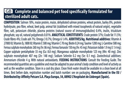 Advance Cat Sterilized Sensitive Salmon - Best4pets.nl