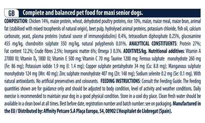 Advance Maxi Senior 14 KG - Best4pets.nl