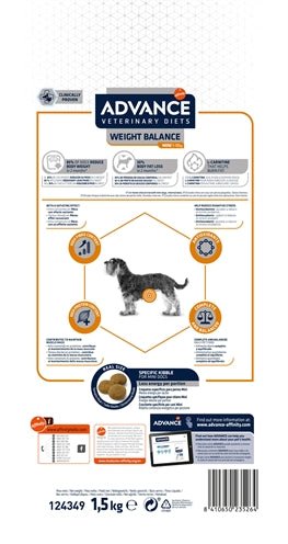 Advance Veterinary Diet Dog Weight Balance Mini - Best4pets.nl