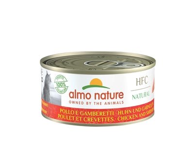 Almo Nature Cat Kip/Garnaal 70 GR (24 stuks) - Best4pets.nl