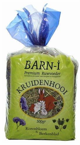 Barn-I Kruidenhooi Korenbloem 6X500 GR (6 stuks) - Best4pets.nl
