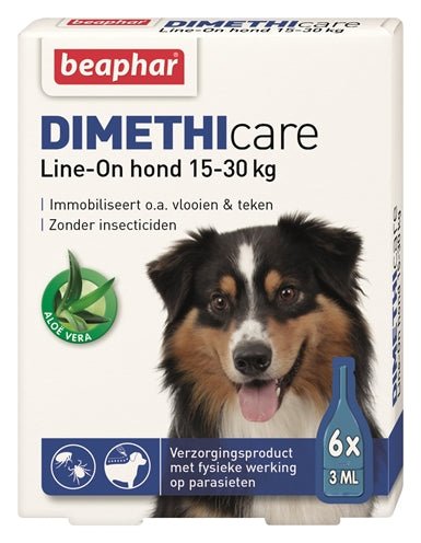 Beaphar Dimethicare Line-On Hond Tegen Vlooien En Teken - Best4pets.nl