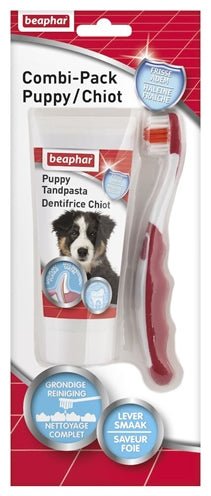 Beaphar Tandpasta En Borstel Combi-Pack Puppy - Best4pets.nl