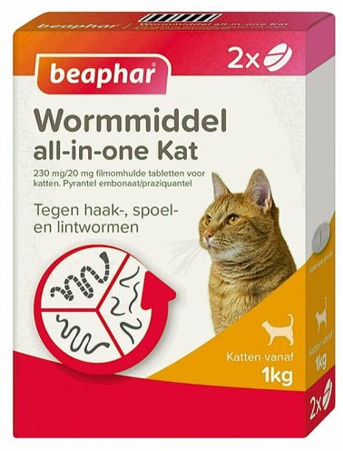 Beaphar Wormmiddel All-In-One Kat - Best4pets.nl