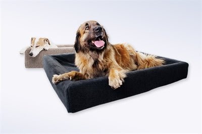 Bia Bed Fleece Overtrek Hondenmand Grijs - Best4pets.nl