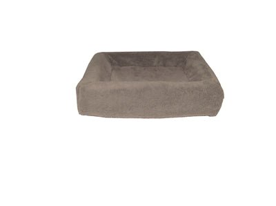 Bia Bed Fleece Overtrek Hondenmand Taupe - Best4pets.nl