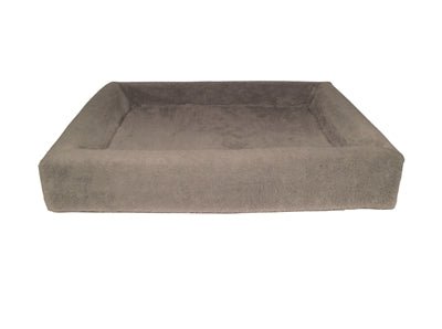 Bia Bed Fleece Overtrek Hondenmand Taupe - Best4pets.nl