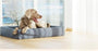 Bia Bed Kunstleer Hoes Hondenmand Grijs - Best4pets.nl