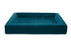 Bia Bed Royal Fluweel Hoes Voor Hondenmand Petrol BIA-80 100X80X15 CM - Best4pets.nl