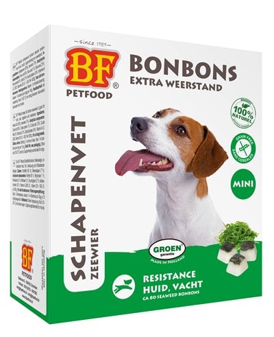 Biofood Schapenvet Mini Bonbons Zeewier 80 ST - Best4pets.nl