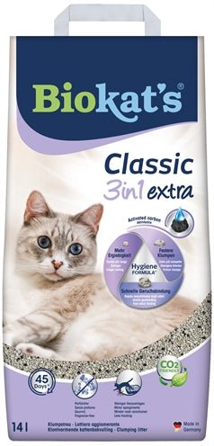 Biokat's Classic 3In1 Extra 14 LTR - Best4pets.nl