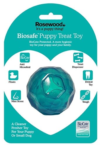 Biosafe Puppy Snack Bal Blauw - Best4pets.nl