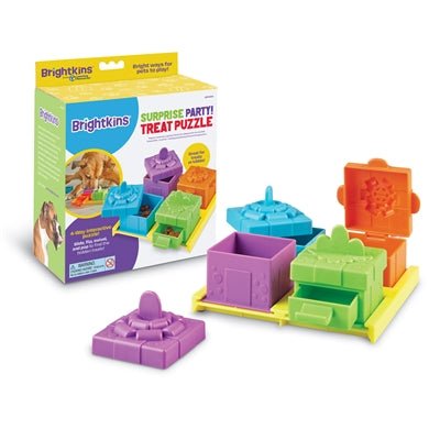 Brightkins Surprise Party Treat Puzzle - Best4pets.nl