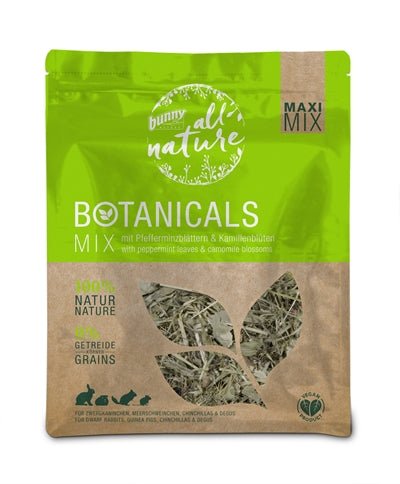 Bunny Nature Botanicals Maxi Mix Pepermuntblad / Kamillebloesem 400 GR - Best4pets.nl