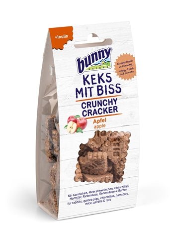 Bunny Nature Crunchy Cracker Appel 50 GR - Best4pets.nl