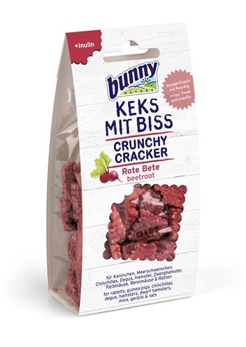 Bunny Nature Crunchy Cracker Rode Biet 50 GR - Best4pets.nl