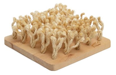 Bunny Nature Snuffleboard Hout Met Sisal 24,5X24,5X10,8 CM - Best4pets.nl