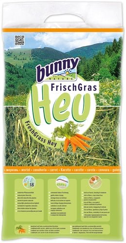 Bunny Nature Vers Gras Hooi Met Wortel 500 GR - Best4pets.nl