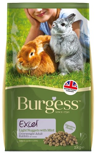 Burgess Excel Rabbit Light Konijnenvoer 2 KG - Best4pets.nl