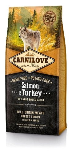 Carnilove Salmon / Turkey Adult Large Breed - Best4pets.nl