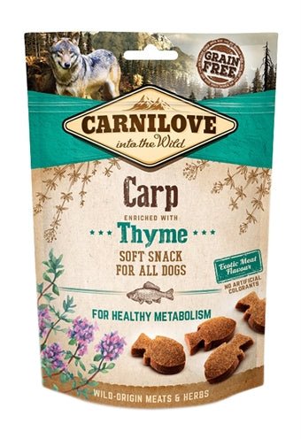 Carnilove Soft Snack Karper / Tijm 200 GR - Best4pets.nl