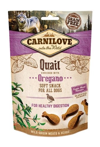 Carnilove Soft Snack Kwartel / Oregano 200 GR - Best4pets.nl