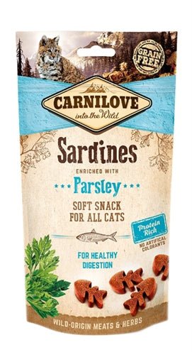 Carnilove Soft Snack Sardines / Peterselie 50 GR - Best4pets.nl