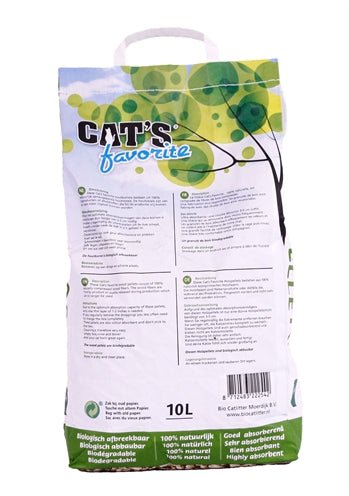 Cat's Favorite Houtkorrels 10 LTR - Best4pets.nl