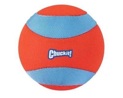 Chuckit Amphibious Mega Ball Oranje / Blauw - Best4pets.nl