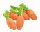 Critter's Choice Happy Pet Carrot Nibblers Knaaghout 8X3X3 CM 6 ST - Best4pets.nl