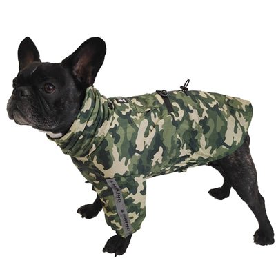 Croci Regenjas Hiking Go Mimetic Camouflage Groen - Best4pets.nl