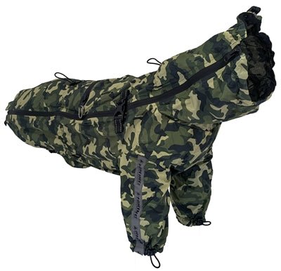 Croci Regenjas Hiking Go Mimetic Camouflage Groen - Best4pets.nl