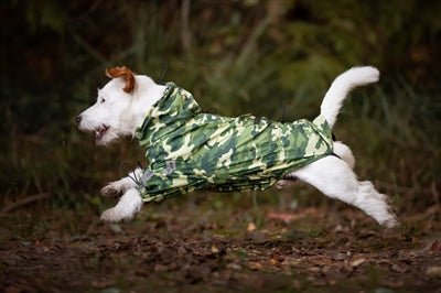 Croci Regenjas Hiking Go Mimetic Camouflage Groen - Best4pets.nl