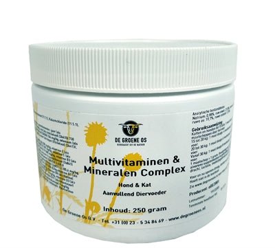 De Groene Os Multivitaminen / Mineralen Complex Hond / Kat - Best4pets.nl