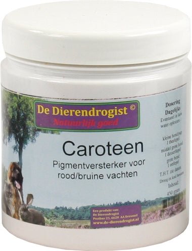 Dierendrogist Caroteen Pigmentversterker 450 GR - Best4pets.nl