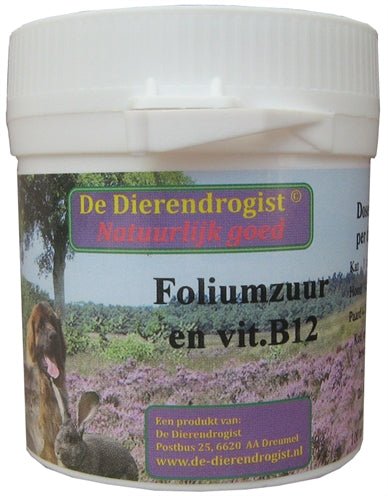 Dierendrogist Foliumzuur Vitamine B12 - Best4pets.nl