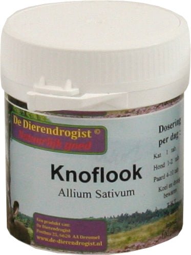 Dierendrogist Knoflook Tabletten 200 ST - Best4pets.nl