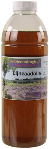 Dierendrogist Lijnzaadolie 1000 ML - Best4pets.nl