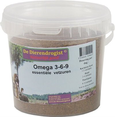 Dierendrogist Omega 3-6-9 Vetzuren 500 GR - Best4pets.nl