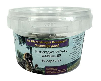 Dierendrogist Prostaat Vitaal Capsules - Best4pets.nl