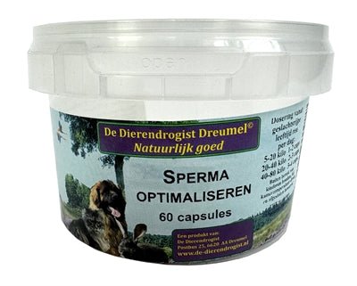 Dierendrogist Sperma Optimaliseren Capsules - Best4pets.nl