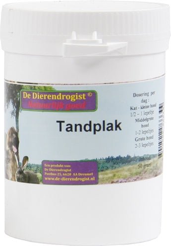 Dierendrogist Tandplak 50 GR - Best4pets.nl