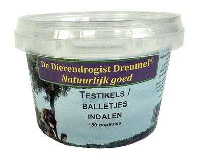 Dierendrogist Testikels Indalen Capsules - Best4pets.nl